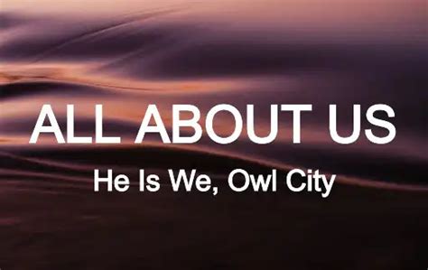 all about us song lyrics|all about us lyrics he is us.